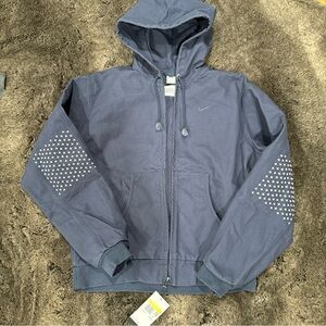 Nike Men's Blue Hooded Jacket